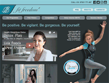 Tablet Screenshot of fitfreedom.co.uk